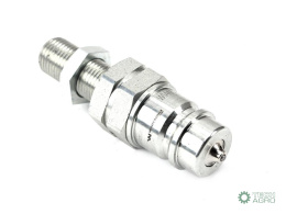 Szybkozłącze hydrauliczne wtyczka long M16x1.5 gwint zewnętrzny EURO (ISO 7241-A) z eliminatorem ciśnienia Waryński