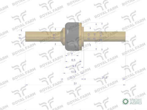 Zawór kompletny poidła RF-20908101 RF-20908106 ROYAL FARM ( sprzedawane po 10 ) Zawór kompletny poidła RF-20908101 RF-20908106 ROYAL FARM ( sprzedawane po 10 )