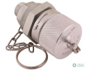 Komplet - Zawór gniazdo (Bizon) M18x1.5 skręcane (ZSR6160101) z gwintowaną pokrywą/osłoną aluminiową Waryński