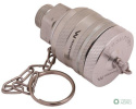 Komplet - zawór wtyczka (Bizon) M18x1.5 skręcane (ZSR6160102) z gwintowaną pokrywą/osłoną aluminiową Waryński