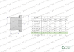 Korek hydrauliczny calowy (na imbus) 1