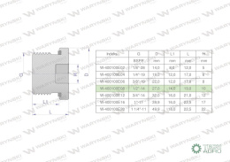 Korek hydrauliczny calowy (na imbus) 1/2