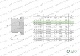 Korek hydrauliczny metryczny (na imbus) M12x1.5 ED Waryński ( sprzedawane po 10 )