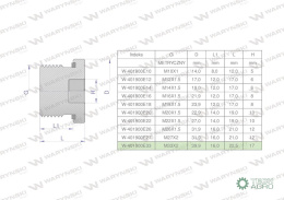 Korek hydrauliczny metryczny (na imbus) M33x2 ED Waryński ( sprzedawane po 2 )