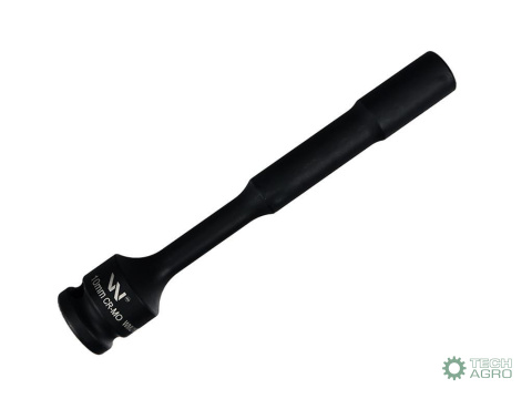 Nasadka udarowa 1/2", sześciokątna slim przelotowa ze stali CrMo 10mm długość 150 mm, stosowane w mechanice do kluczy udarowych