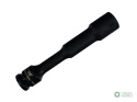 Nasadka udarowa 1/2", sześciokątna slim przelotowa ze stali CrMo 19mm długość 150 mm, stosowane w mechanice do kluczy udarowych