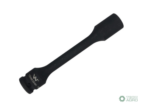 Nasadka udarowa 1/2", sześciokątna slim ze stali CrMo 16mm długość 150 mm, stosowane w mechanice do kluczy udarowych, Waryński Nasadka udarowa 1/2", sześciokątna slim ze stali CrMo 16mm długość 150 mm, stosowane w mechanice do kluczy udarowych, Waryński