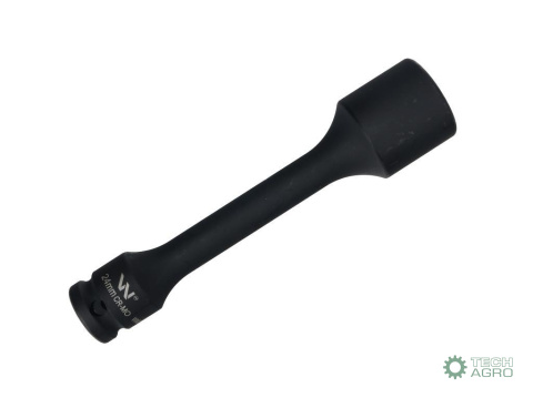 Nasadka udarowa 1/2", sześciokątna slim ze stali CrMo 24mm długość 150 mm, stosowane w mechanice do kluczy udarowych, Waryński