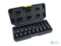 Zestaw nasadek udarowych, 1/2 typu STAR TORX 9 el. ze stali CrMo, do prac w mechanice, Waryński