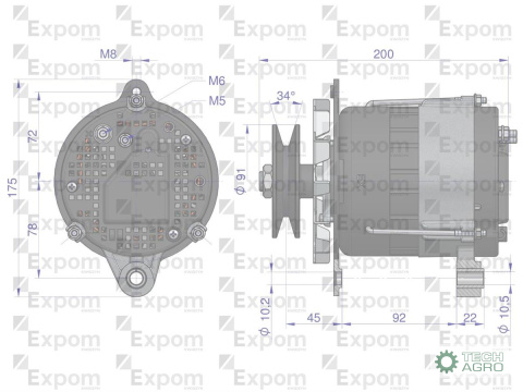 Alternator MTZ 72A EXPOM KWIDZYN eu Alternator MTZ 72A EXPOM KWIDZYN eu