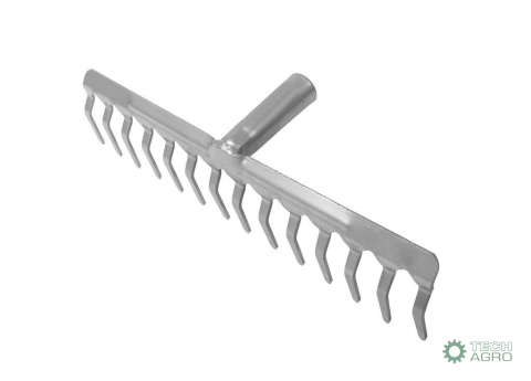 Grabie metalowe 14 zębne (mocowanie CLICK) / TEGER (pakowane po 5 szt.) Grabie metalowe 14 zębne (mocowanie CLICK) / TEGER (pakowane po 5 szt.)