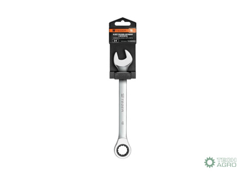 Klucz płasko-oczkowy z grzechotką 18 mm / TEGER Klucz płasko-oczkowy z grzechotką 18 mm / TEGER
