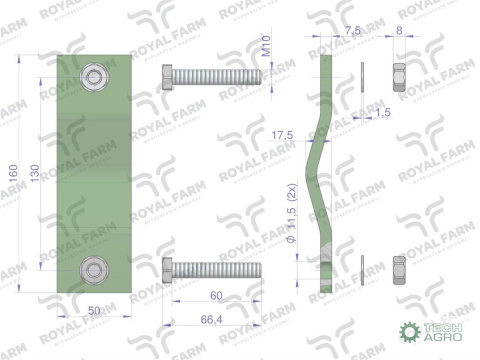 Obejma kompletna poidła 50x8 RF-20908101 RF-20908106 ROYAL FARM ( sprzedawane po 5 ) Obejma kompletna poidła 50x8 RF-20908101 RF-20908106 ROYAL FARM ( sprzedawane po 5 )