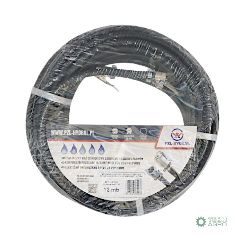 Przewód elastyczny pneumatyczny do pompowania PCV L-12 mb 20bar PZL - HYDRAL Przewód elastyczny pneumatyczny do pompowania PCV L-12 mb 20bar PZL - HYDRAL