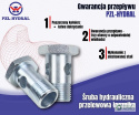 Śruba przelewowa łącznika M18x1,5x42 8091.030080 HYDRAL