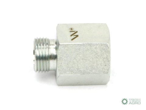 Tulejka różnicowa hydrauliczna metryczna AB M26x1.5 18L GZ x M22x1.5 GW Waryński Tulejka różnicowa hydrauliczna metryczna AB M26x1.5 18L GZ x M22x1.5 GW Waryński
