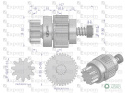 Zespół sprzęgający rozrusznika LTZ typu Magneton 9144821 Blue Line EXPOM KWIDZYN