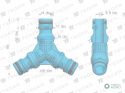 Złączka do węża 1/2" & 1/2" &1/2" 3-drożne /TEGER