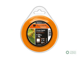 Żyłka tnąca do podkaszarek / Kwadrat / 2.4 mm / 70 m / TEGER