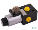 Elektrozawór 3-drogowy elektromagnetyczny kontroli 3/2 W-E12DVS3/2-80L G1/2" 80L (24V DC) Waryński