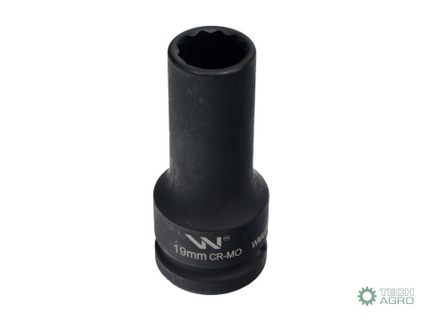 Nasadka udarowa 3/4" dwunastokątna zestali CrMo 19mm bardzo długa D90 SLIM Waryński Nasadka udarowa 3/4" dwunastokątna zestali CrMo 19mm bardzo długa D90 SLIM Waryński