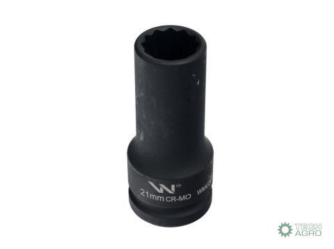 Nasadka udarowa 3/4" dwunastokątna zestali CrMo 21mm bardzo długa D90 SLIM Waryński Nasadka udarowa 3/4" dwunastokątna zestali CrMo 21mm bardzo długa D90 SLIM Waryński