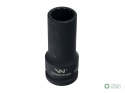 Nasadka udarowa 3/4" dwunastokątna zestali CrMo 22mm bardzo długa D90 SLIM Waryński