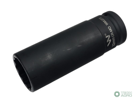 Nasadka udarowa 3/4" dwunastokątna zestali CrMo 32mm bardzo długa D120 SLIM Waryński Nasadka udarowa 3/4" dwunastokątna zestali CrMo 32mm bardzo długa D120 SLIM Waryński