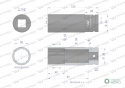 Nasadka udarowa 3/4" dwunastokątna zestali CrMo 32mm bardzo długa D120 SLIM Waryński