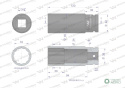 Nasadka udarowa 3/4" dwunastokątna zestali CrMo 34mm bardzo długa D120 SLIM Waryński