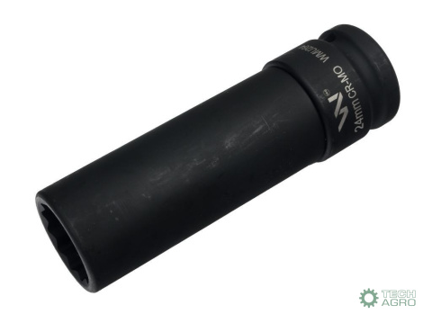 Nasadka udarowa 3/4" dwunastokątnazestali CrMo 24mm bardzo długa D120 SLIM Waryński