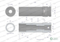 Nasadka udarowa 3/4" dwunastokątnazestali CrMo 24mm bardzo długa D120 SLIM Waryński