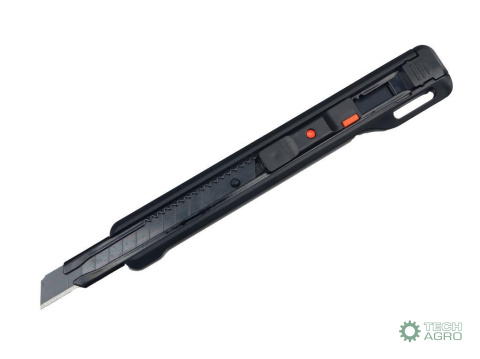 Nożyk łamany, ostrze 9mm ze stali SK2 wobudowie z tworzywa ABS, do prac wykończeniowych warsztatowych pomocniczych, Teger Nożyk łamany, ostrze 9mm ze stali SK2 wobudowie z tworzywa ABS, do prac wykończeniowych warsztatowych pomocniczych, Teger