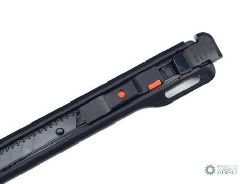 Nożyk łamany, ostrze 9mm ze stali SK2 wobudowie z tworzywa ABS, do prac wykończeniowych warsztatowych pomocniczych, Teger Nożyk łamany, ostrze 9mm ze stali SK2 wobudowie z tworzywa ABS, do prac wykończeniowych warsztatowych pomocniczych, Teger