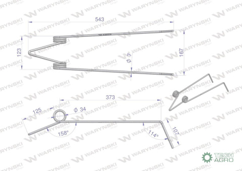Palec, chwastownik FI 7, BS/115 OC, Waryński Palec, chwastownik FI 7, BS/115 OC, Waryński