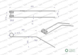 Palec, sprężysty FI 10, ZKT 350-420 OC SM zastosowanie InterTech, Waryński