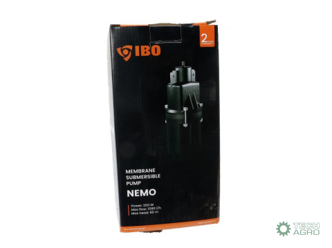 Pompa zanurzeniowa membranowa do wodyczystej i brudnej, 250W, IBO Pompa zanurzeniowa membranowa do wodyczystej i brudnej, 250W, IBO