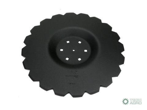 Talerz uzębiony Z-20 fi 510 mocowanie 6/120 grubość 3.5 mm przetłoczony stal borowa WARYŃSKI R Talerz uzębiony Z-20 fi 510 mocowanie 6/120 grubość 3.5 mm przetłoczony stal borowa WARYŃSKI R