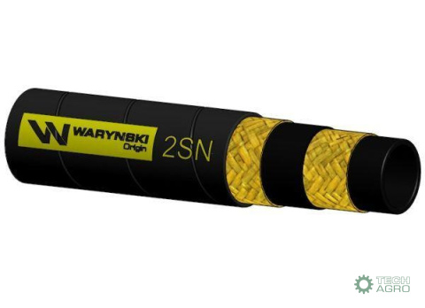 Wąż hydrauliczny do zakuwania DN12 2-oplotowy 275 Bar Waryński (sprzedawany po 100m) Wąż hydrauliczny do zakuwania DN12 2-oplotowy 275 Bar Waryński (sprzedawany po 100m)