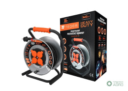 Przedłużacz bębnowy, przemysłowy HEAVYDUTY, 3X2,5mm, IP44, H05RR-F, cert. CE / 30M, Teger