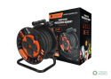 Przedłużacz bębnowy, warsztatowyPROFESSIONAL, 3X1,5mm, IP44, H05RR-F, cert. CE / 30M, Teger