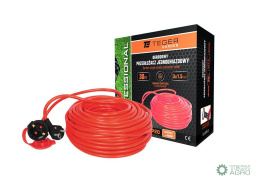 Przedłużacz jednogniazdowy, ogrodowyPROFESSIONAL, 3X1,5mm, IP20, H05VV-F, z uziemieniem, cert. CE / 30M, Teger