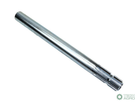 Wałek, WOM frezowany jednostronnie100mm Z6 - 1 1/8, Waryński Wałek, WOM frezowany jednostronnie100mm Z6 - 1 1/8, Waryński
