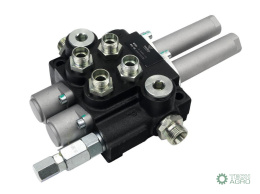 Zestaw - rozdzielacz hydrauliczny2-sekcyjny na linki + elementy złączne VOIMA