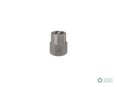 Nasadka do odkręcania uszkodzonych śrubi nakrętek, 1/2" - kute/ stal Cr-Mo, Teger