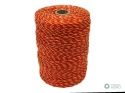 Plecionka, do elektryzatora 2mm,3x0,16mm SS żółto-pomarańczowa 200m, Royal Farm