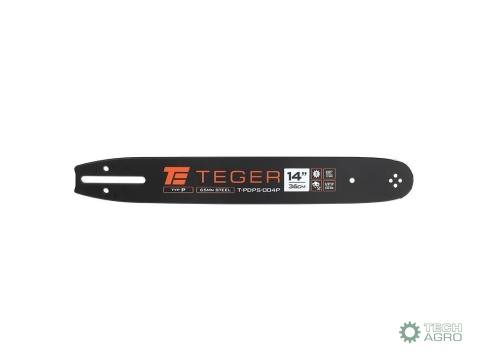 Prowadnica łańcucha do piły, 14" (36 cm) / 3/8" 1,3mm 52 og. / 9z / moc. P /, Teger
