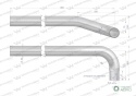 Rura do tłumika 5040390070.1p prostabizon INOX Waryński