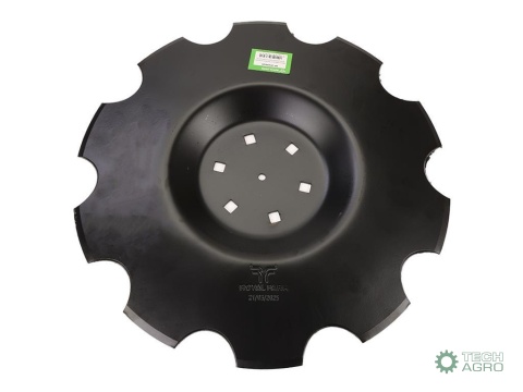Talerz, uzębiony Z-10 fi 510 mocowanie 6/120 grubość 3.5 mm przetłoczony stal borowa , Royal Farm