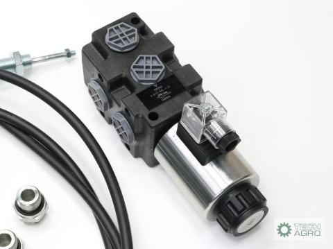 Zestaw do Ładowacz TUR -Rozdzielacz 80L2-sekcyjny + Elektrozawór + Joystick z przyciskiem + Elementy złączne + Linki na kulkę 15